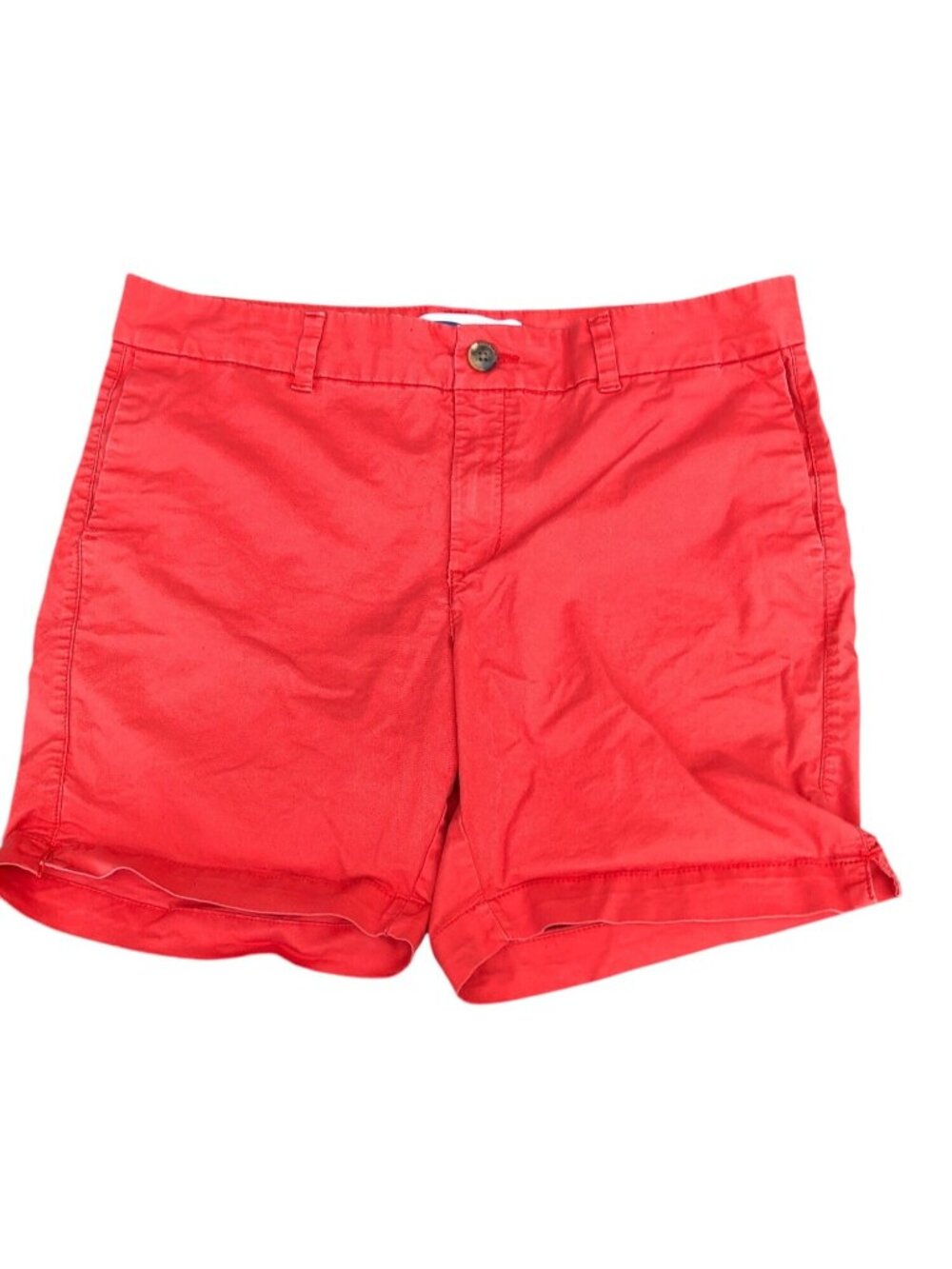 Old Navy Everyday Shorts Red Womens 12 Cotton Blend Casual Summer Wear